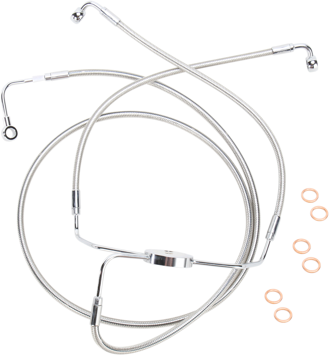 Brake Line - Polished Stainless 2008 - 2013