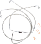 Brake Line - Polished Stainless 2008 - 2013