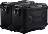 TRAX ADV Aluminum Case System - Black - Ducati Multistrada V4 \'21-\'24 2021 - 2024