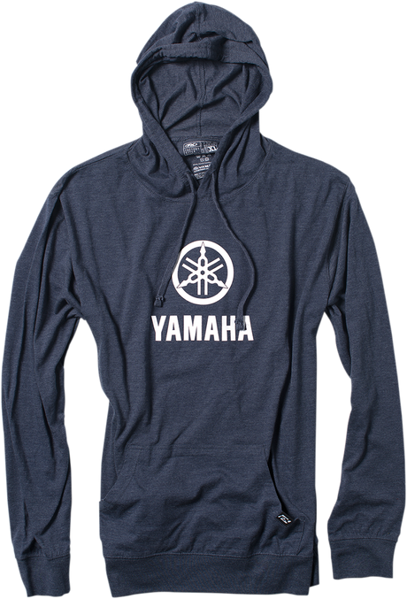 Yamaha Stacked Pullover Hoodie - Navy - Medium