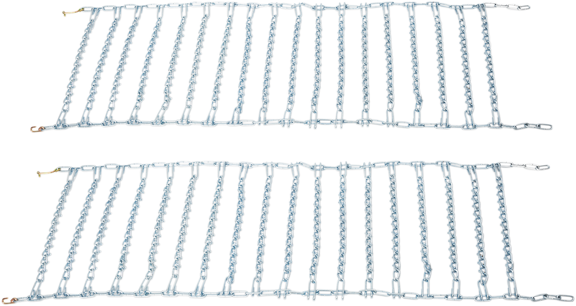 Tire Chains - V-Bar - 2 Space - 16\" W x 56\" L - Pair