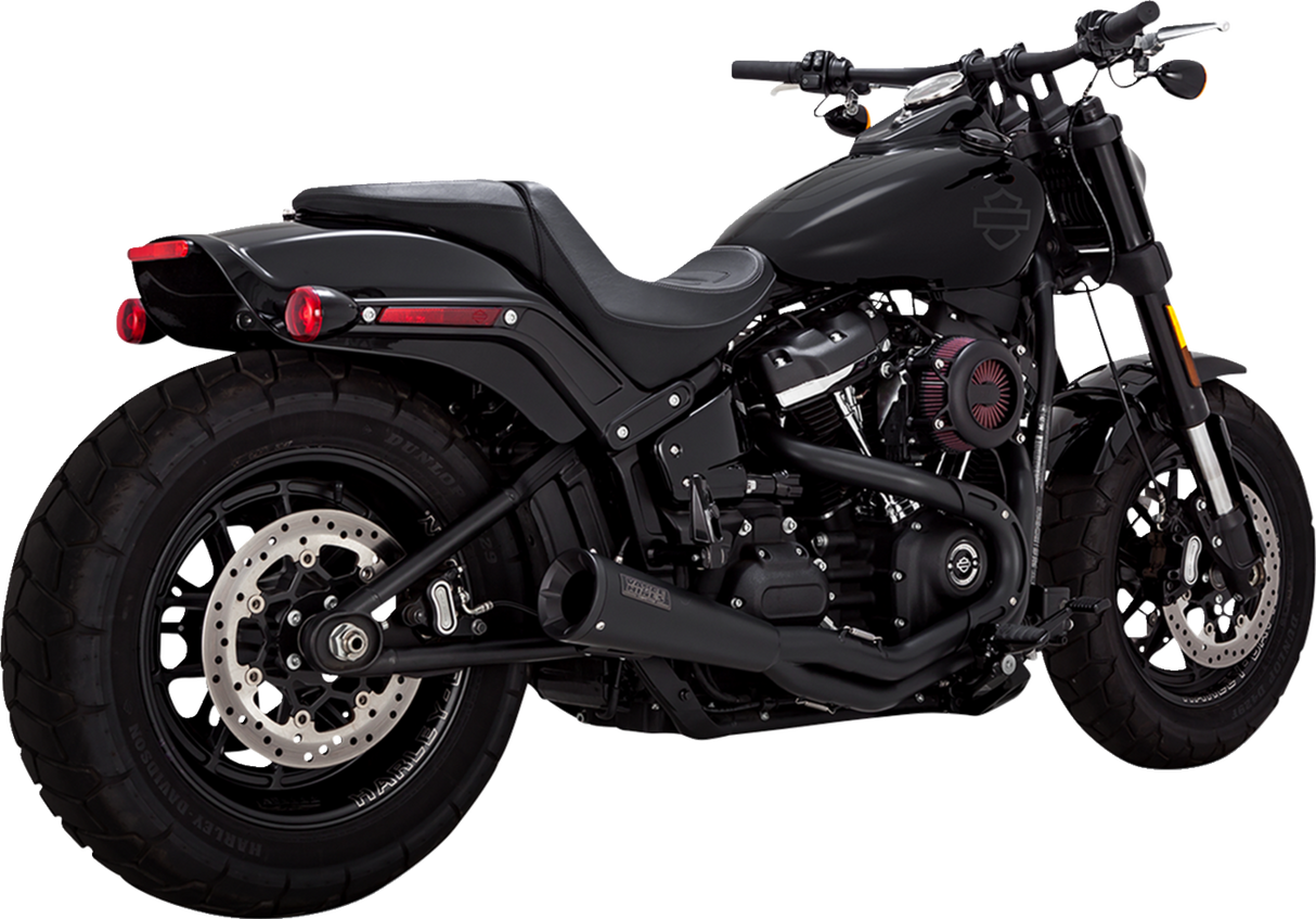 2-into-1 Upsweep Exhaust System - Black - Stainless Steel 2018 - 2024