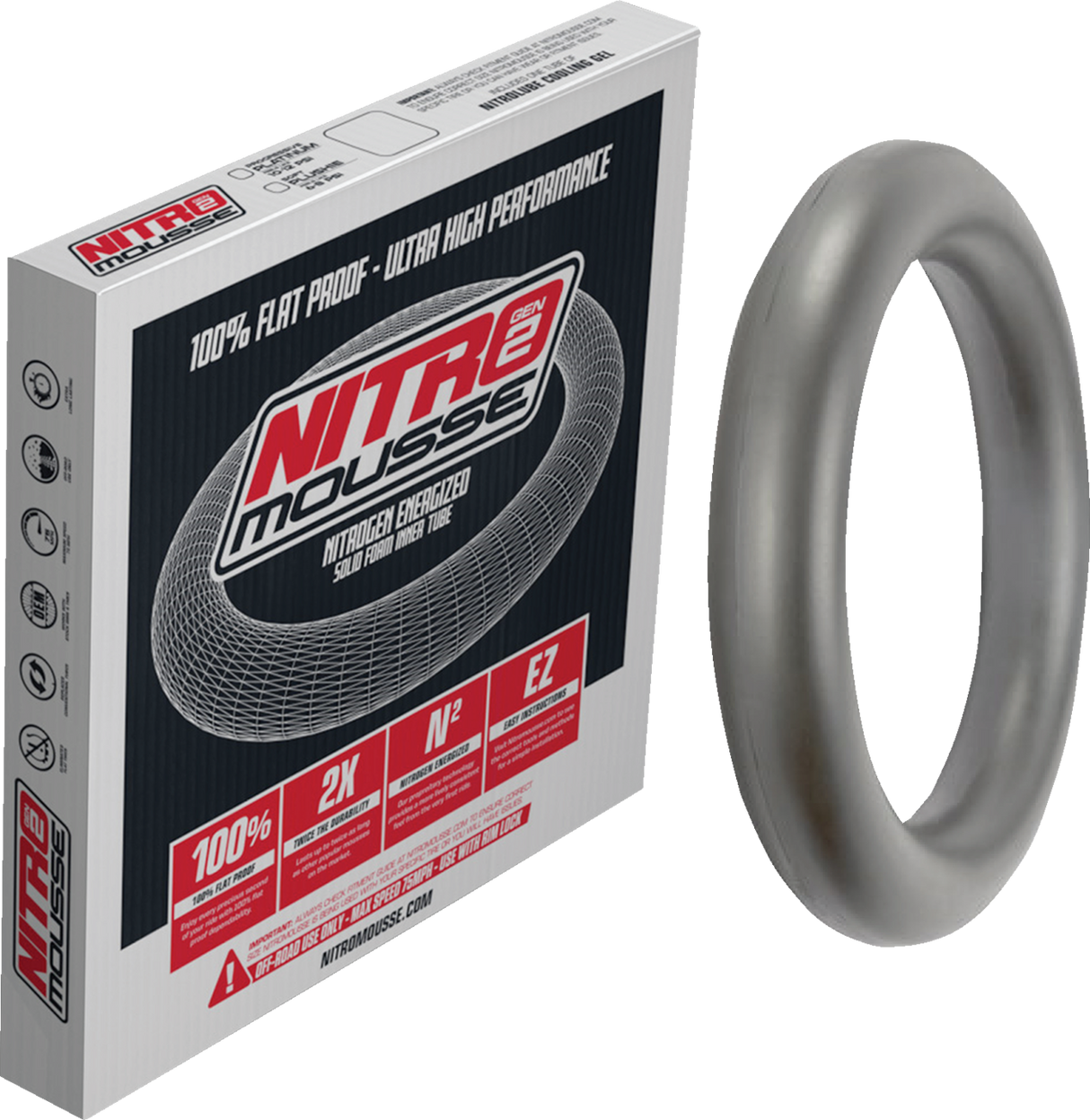 Mousse Tube - Platinum - Standard - 90/100-21