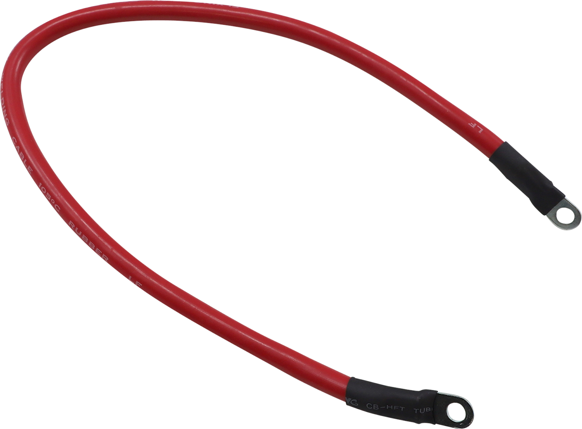 Battery Cable - 18\" - Red