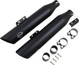 Slash Cut Mufflers - 50 State - Black 2018 - 2020