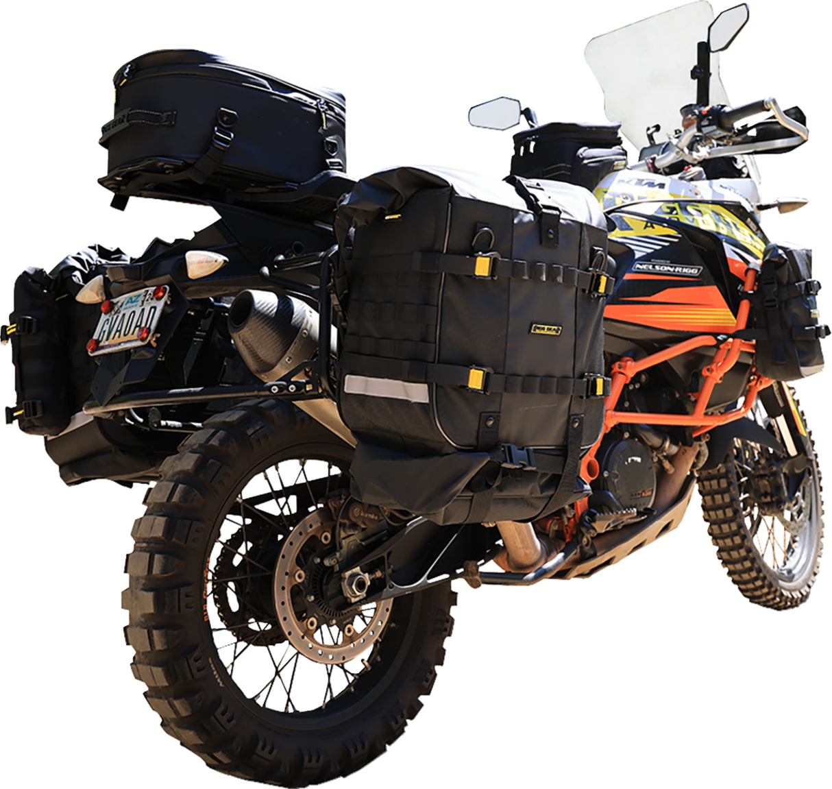 Trails End Adventure Saddlebags - Black