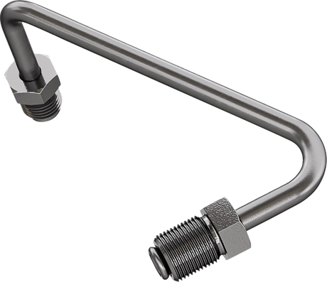 Universal Banjo - AN3 Adaptor - S Bend - Stainless Steel