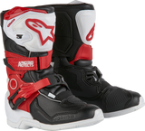 Kids Tech 3S Boots - Red/Black/White - US 1 / EU 33