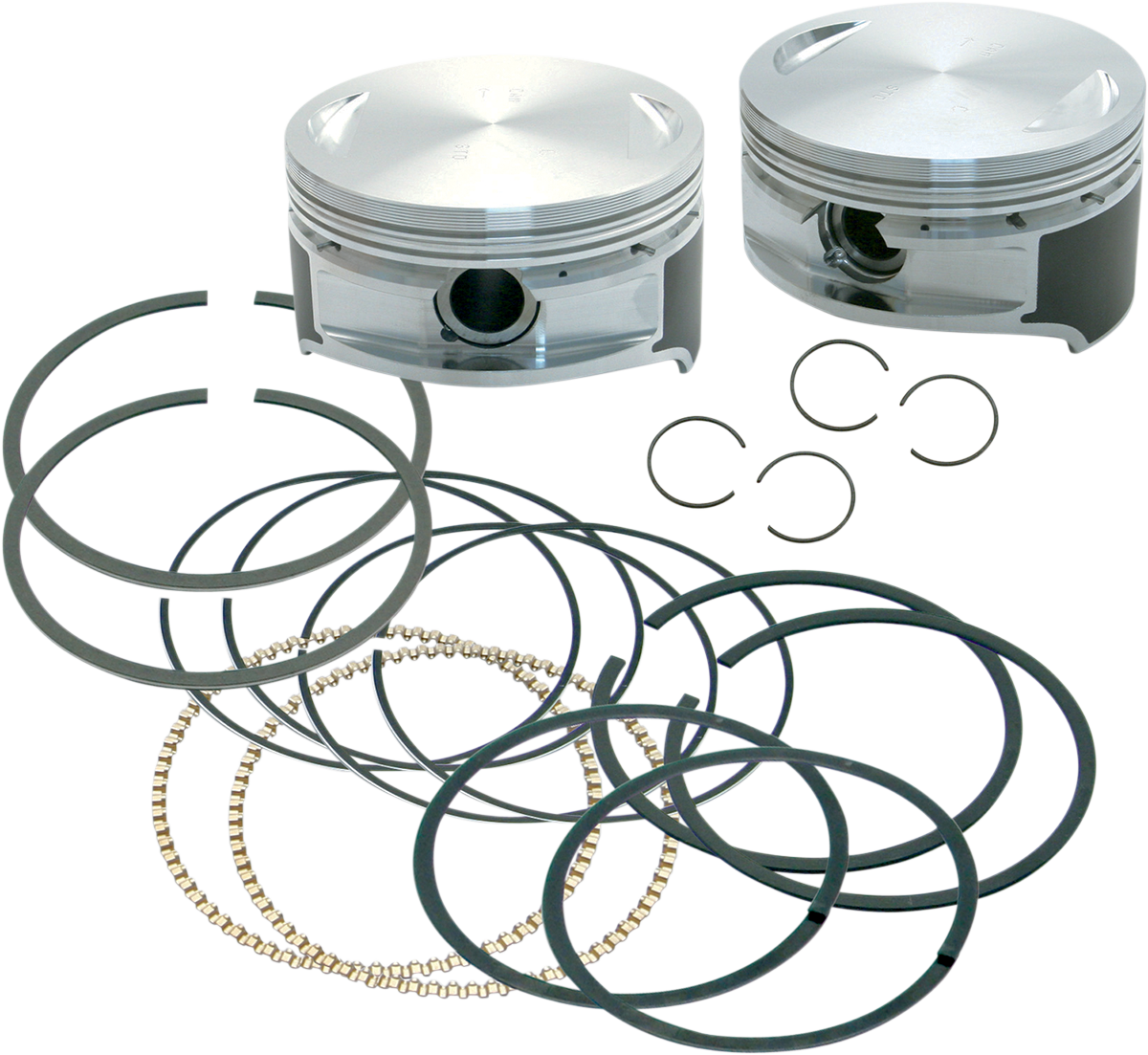 Piston Kit - for 106\" Stroker Kit - Standard 1999 - 2016