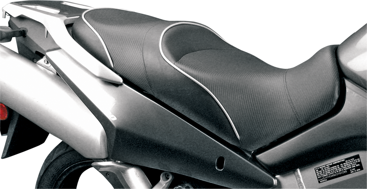 World Sport™ Performance Seat - Black - Carbon FX - VStrom 650/1000 \'02-\'13 2002 - 2013