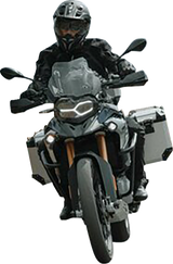 TRAX ADV Aluminum Case System - Silver - Honda Africa Twin \'16-\'17 2016 - 2017