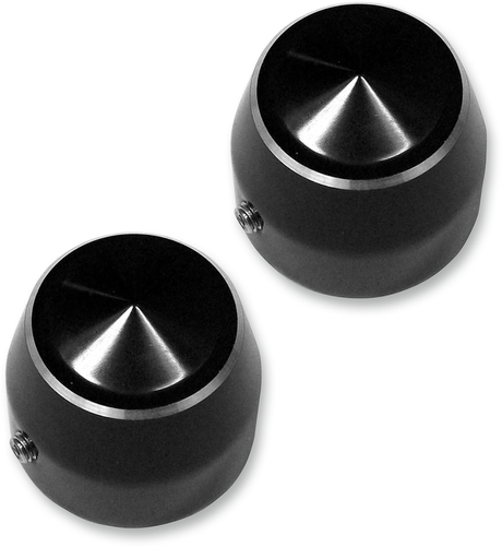 Axle Caps - Black - Elite - 1\" 2000 - 2007