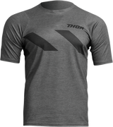 Assist Hazard Short-Sleeve Jersey - Charcoal/Heather - Large