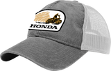 Honda Trucker Hat - Gray/White