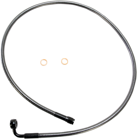 Brake Line - 10 mm-90° - 36\" - Black Pearl