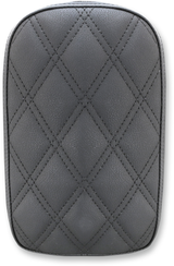 Detachable Pillion Pad - Lattice Stitched - Black