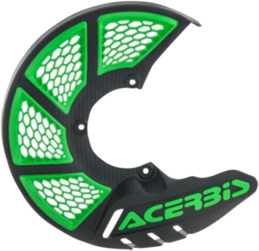X-Brake Disc Cover - Black/Green