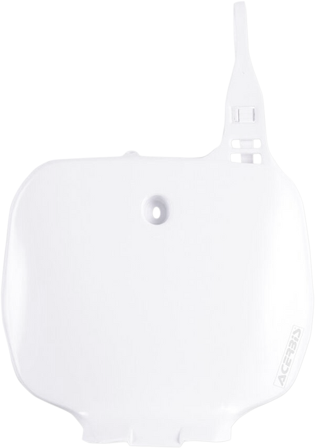 Front Number Plate - White 1992 - 1999