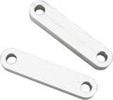 Hugger Front Fender Mounting Blocks - For 21\" Wheels - Chrome 1984 - 2013