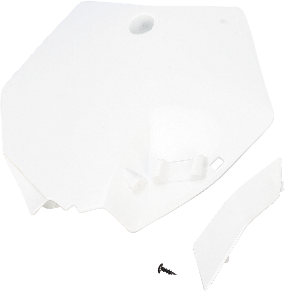 Front Number Plate - White 2009 - 2015