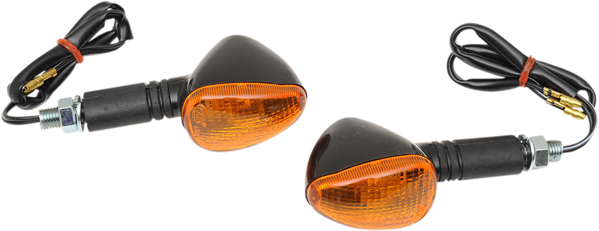 Marker Lights - Single Filament - Black/Amber