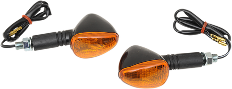 Marker Lights - Single Filament - Black/Amber