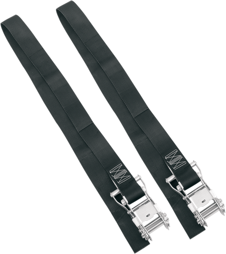 Endless Ratchet Tie-Downs - 1-1/2\" x 4\' - Black