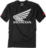 Youth Honda Big Wing T-Shirt - Black - Small