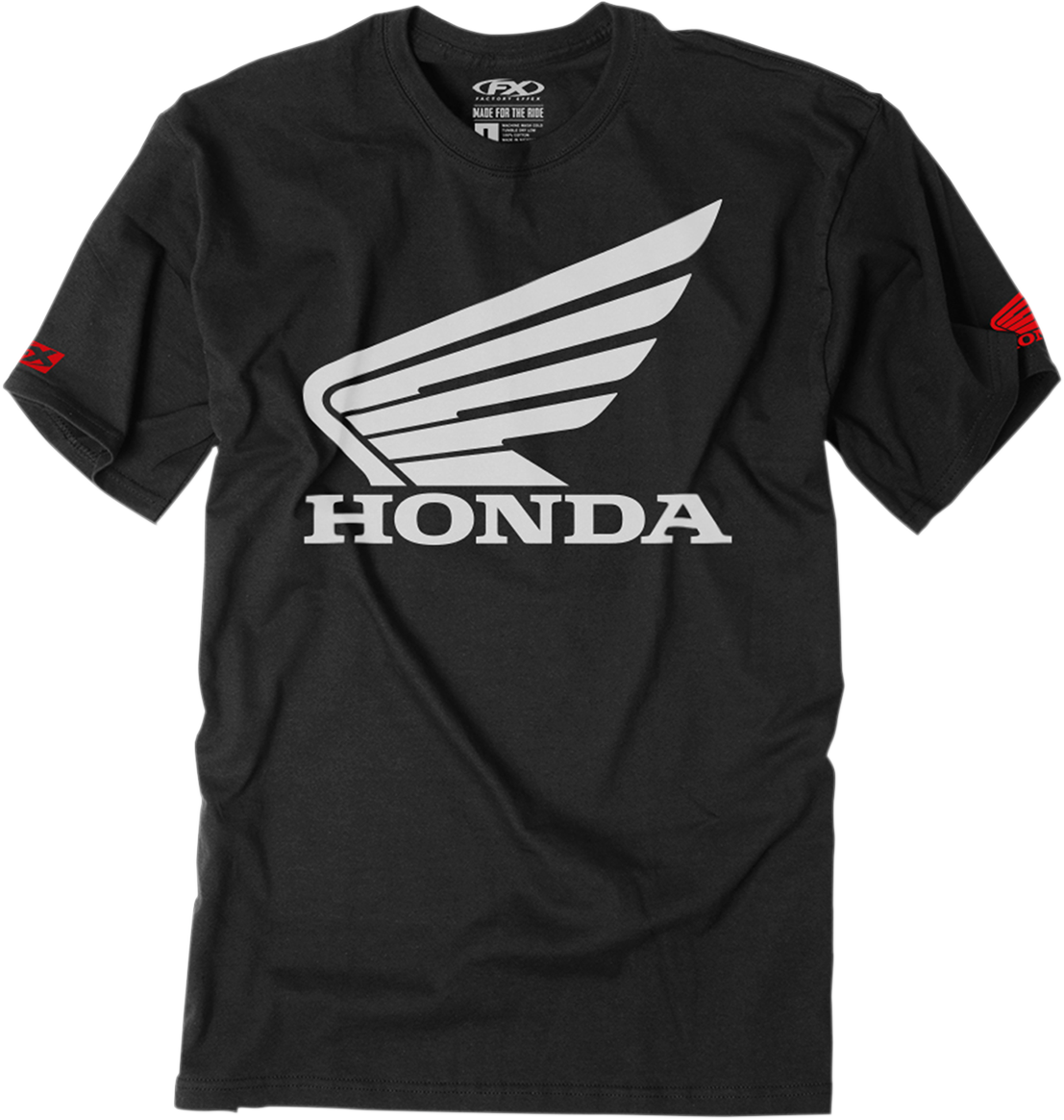 Youth Honda Big Wing T-Shirt - Black - Small
