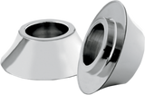 Tapered Axle Spacer - Front - Chrome - No ABS - \'00-\'07 FLH 2000 - 2007