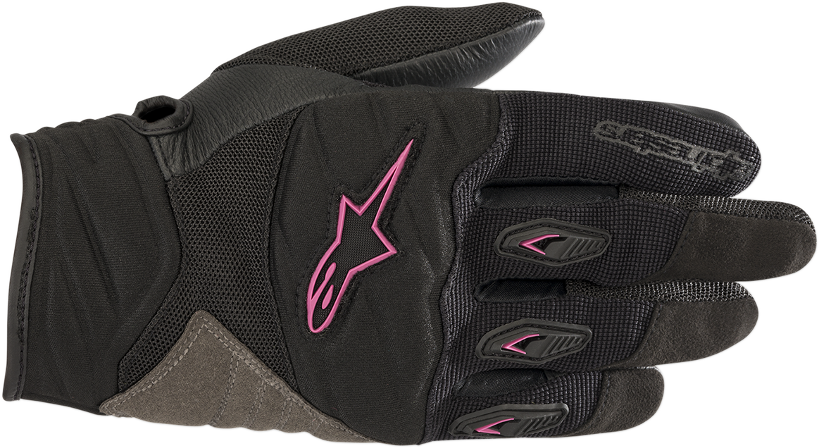 Stella Shore Gloves - Black/Fuchsia - XL