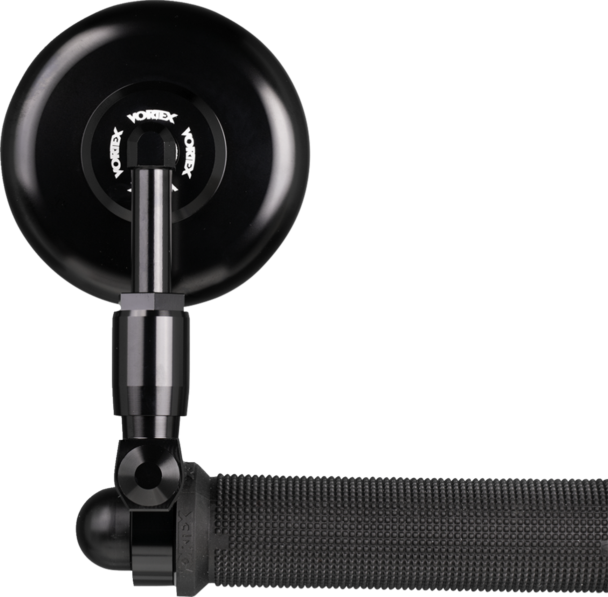 Mirror - X30 - Side View - Round - with 1\" Clamp - Black - Left/Right