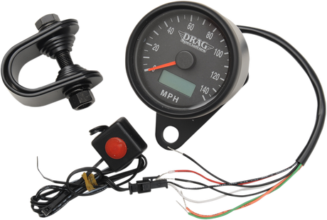 Programmable Mini Electronic Speedometer with Odometer/Tripmeter - 2.4\" - Matte Black 1996 - 2003