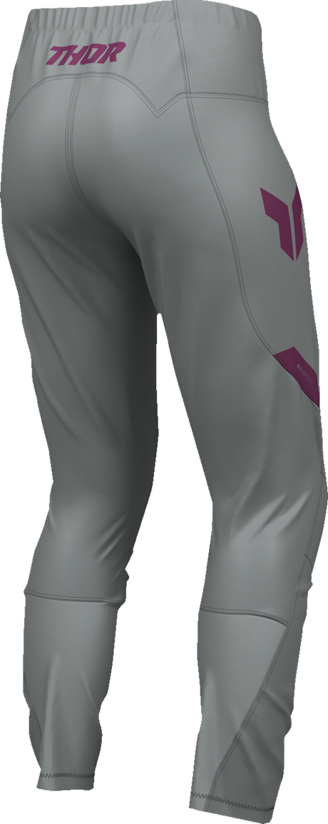 Women\'s RIDEMODE Menace Pants - Purple/Gray - US 3/4