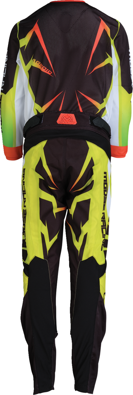 Youth Agroid Mesh Pants - Hi-Viz/Black - 30