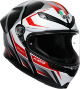 K6 S Helmet - Karve - Matte Black/White/Red - Small