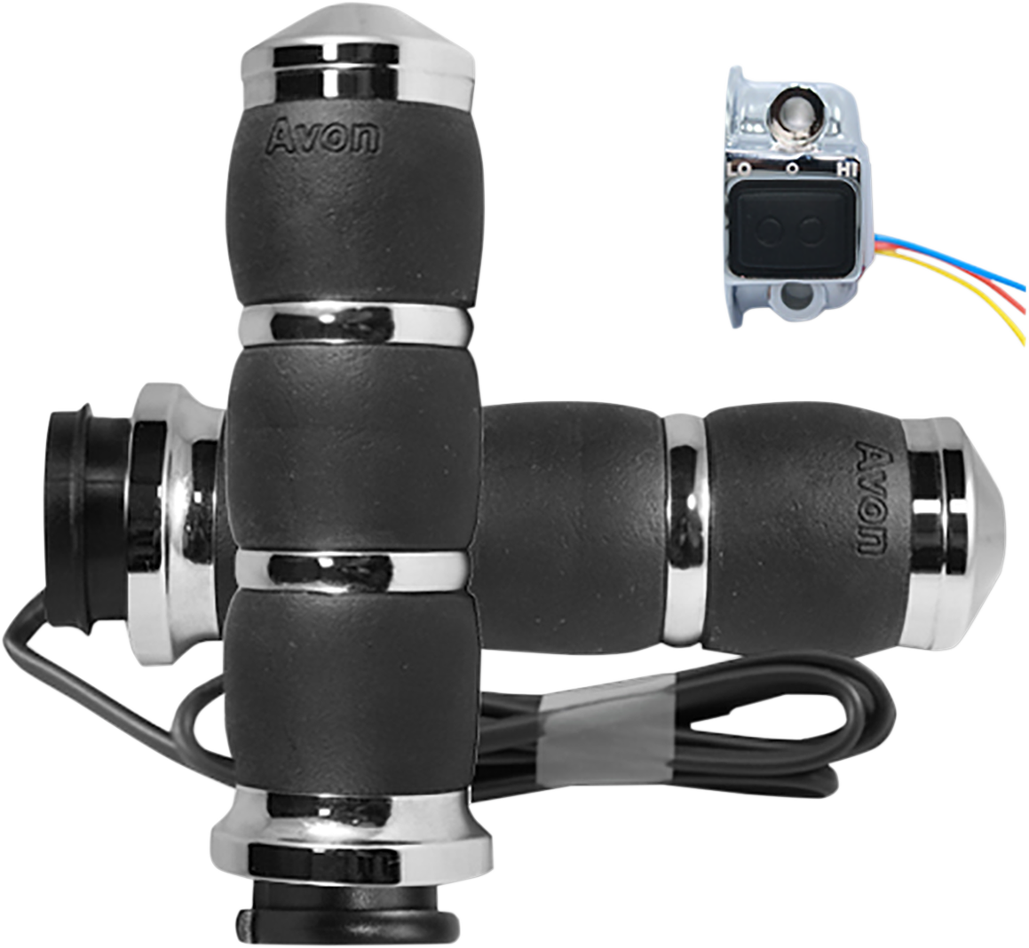 Grips - Heated - Velvet Air - TBW - Chrome 2008 - 2023