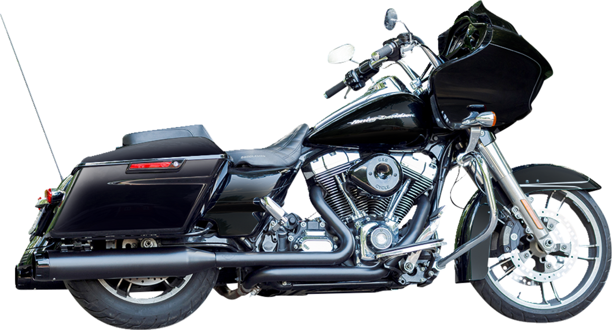 4-1/2\" MK45 Performance Mufflers - Black with Black Thruster 1998 - 2002