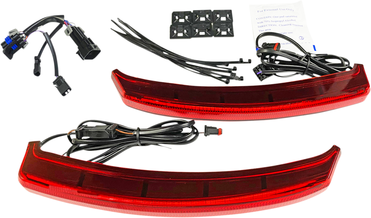 Saddlebag Lights - Red 2019 - 2023
