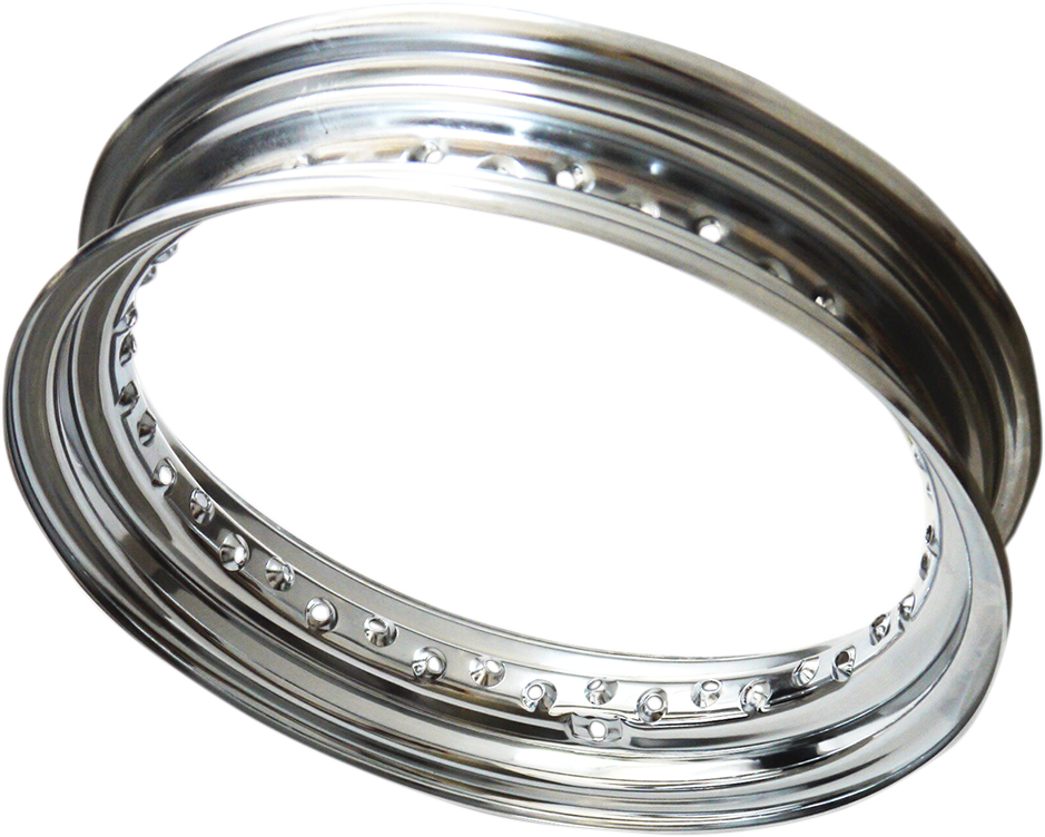 Rim - 40 Hole - Chrome - 16x3 - Side Metal Valve
