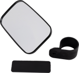 Mirror - Rear View - Rectangle - Black - 2\"