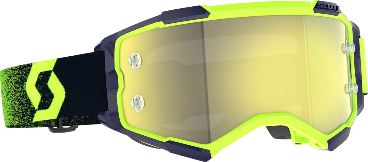 Fury Goggle - Neon Green/Neon Yellow - Yellow Chrome Works Lens