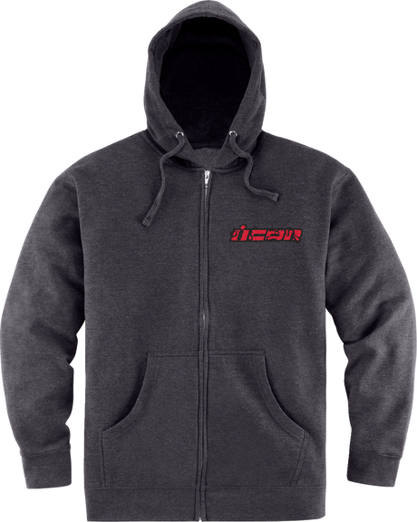 Omnicrux Zip Fleece Hoodie - Black - Medium