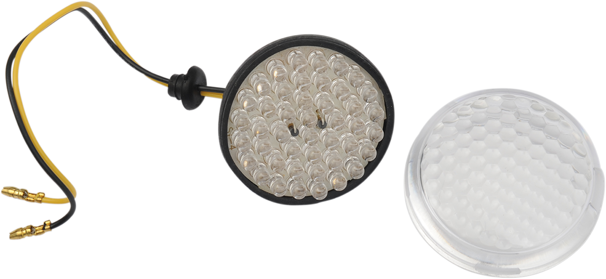 Turn Signals - Deuce Style - Amber - Rear