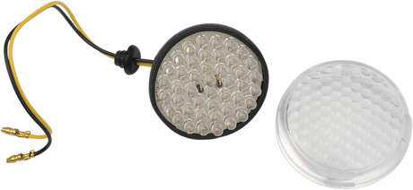 Turn Signals - Deuce Style - Amber - Rear