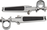 U-Clamp Footpegs - Rubber Inlay