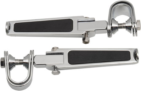 U-Clamp Footpegs - Rubber Inlay