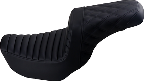 Step-Up Seat - Front Tuck-n-Roll/Rear Lattice Stitch - Black 2006 - 2017