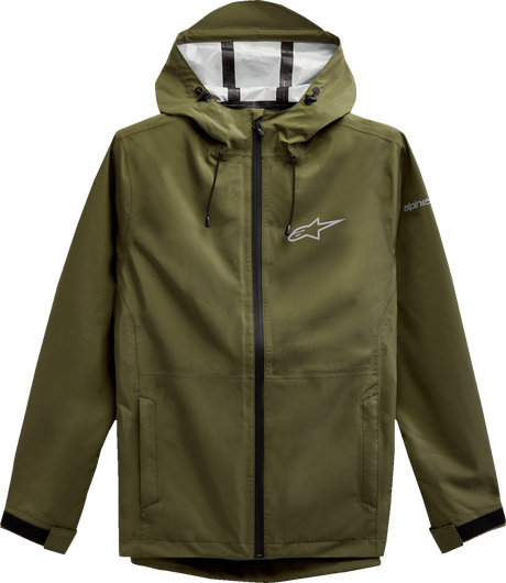 Omni Rain Jacket - Military Green - 2XL