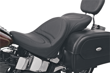 Seat - Explorer™ - Without Backrest - Stitched - Black - Softail 2000 - 2006